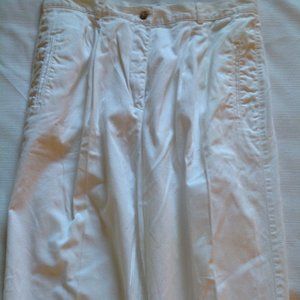 Vintage White Stag White Pleated High Waisted Pants Size 16T